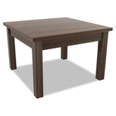 Alera Valencia Series Occasional Table rectangle mahogany renewed top view
