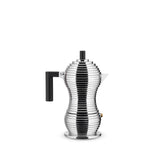 Alessi MDL02-3-B Pulcina stove top espresso maker 3 cup