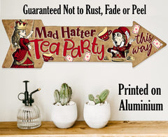 Easy hanging sign with two screw holes for wall mounting
