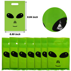 Alien party decorations 50pcs bags with green color and alien face