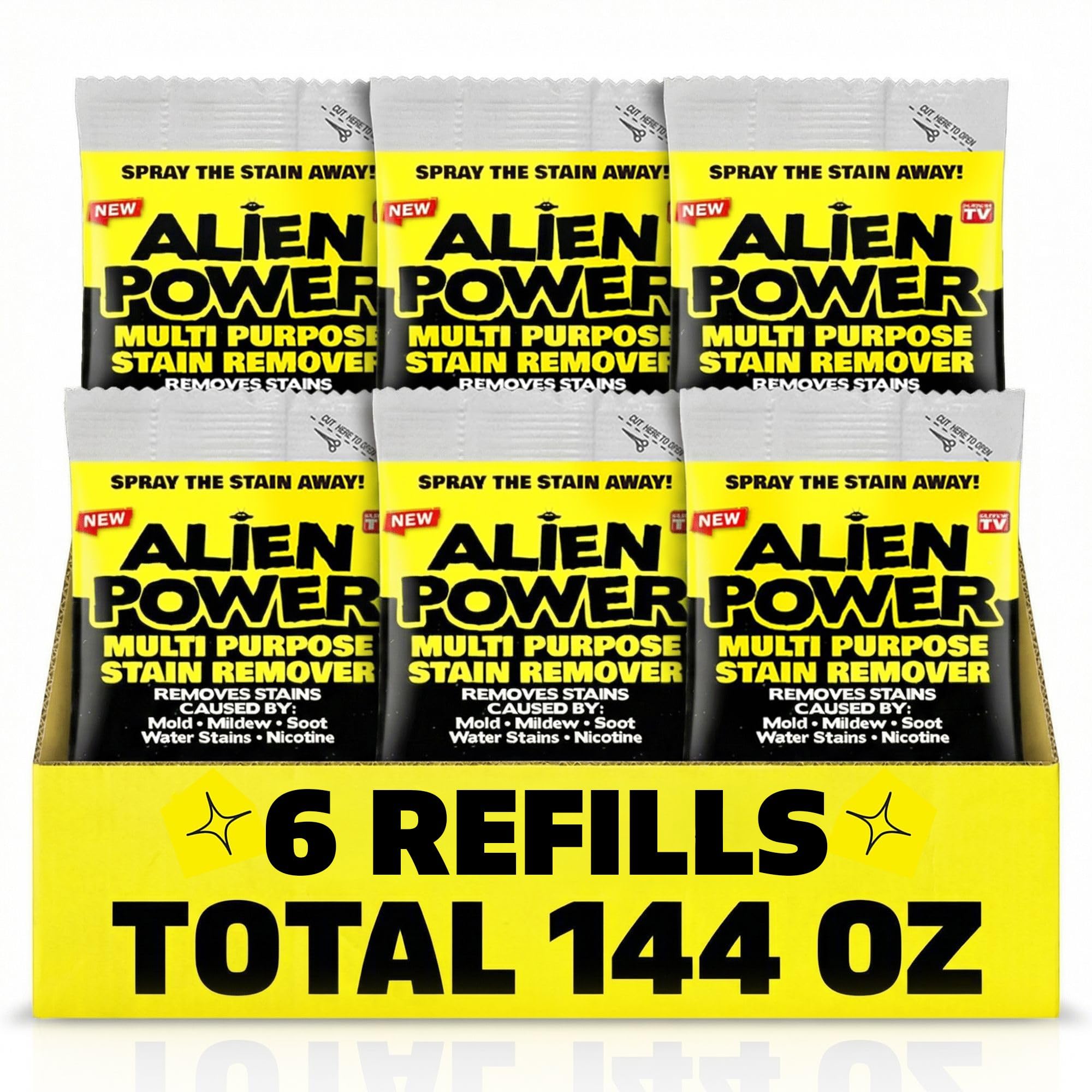 Alien Power 6 Pack Refill Packets packaging