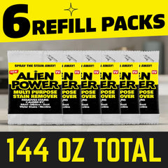 Six 1oz powder packets for Alien Power refill