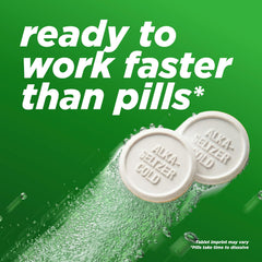 Alka-Seltzer Cold severe night fast-dissolve tablets packaging