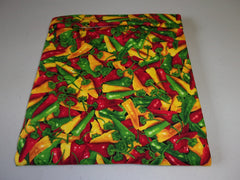 100 percent cotton fabric potato bag with batting for microwave use