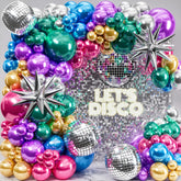 All-in-1 disco balloon arch kit package