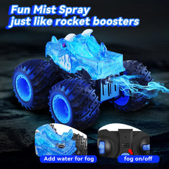 All terrain RC car tires and chassis