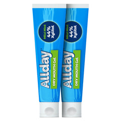Allday Dry Mouth Treatment Gel box with two tubes inside