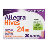 Allegra Hives Antihistamine 30-count tablets