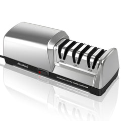 ALLVANA 3-stage electric knife sharpener Silver-B countertop