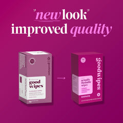 Aloe and Vitamin E wipes by goodwipes flushable