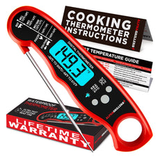 Digital thermometer for cooking with backlight by Alpha Grillers