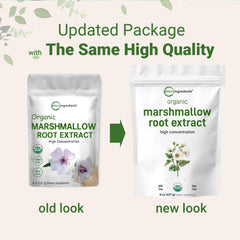 Filler-free vegan marshmallow root powder