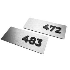 Door sign 6.75 x 2.75 inches for apartment or hotel