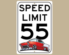Aluminum metal sign 8x12 with mounting holes for wall or post