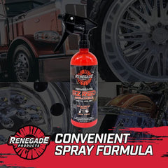 Close up of sprayable metal polish bottle nozzle