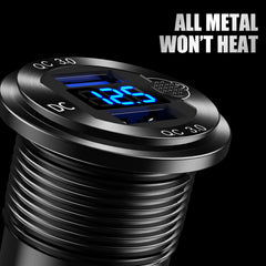 aluminum waterproof cigarette lighter USB charger design