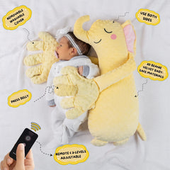 Alvemo baby soothing patting hand remote interaction