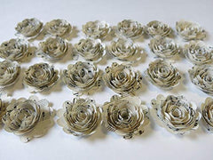 Handmade sheet music paper flower approximately 1.5 to 2 inches