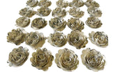 Always In Blossom set of 24 small scalloped sheet music flowers