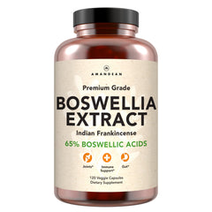 AMANDEAN Boswellia Serrata Extract Capsules 120ct bottle