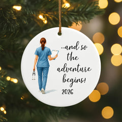 Nurse ornament for women gift by AMAQUANG