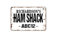 Amateur radio operator announcer wall art sign