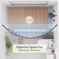 AmazerBath heavy duty rust resistant bathroom rod