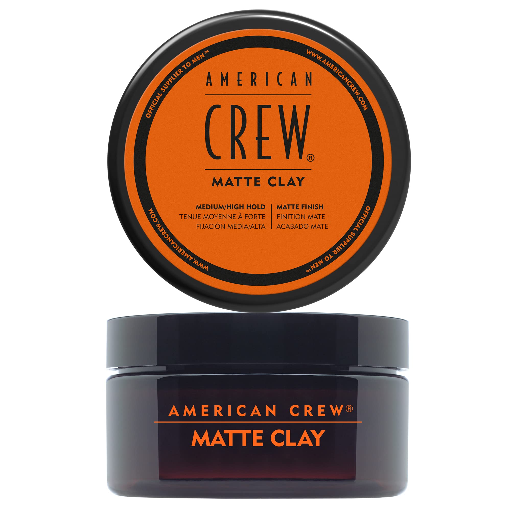 American Crew Hair Matte Clay 3 oz for men's matte finish and textured style