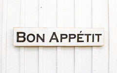Americana Signs Bon Appétit sign rustic farmhouse style