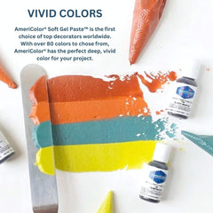 20 ounce AmeriColor Soft Gel Paste with flip-top cap