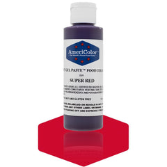 AmeriColor Soft Gel Paste Food Color Super Red 4.5-Ounce bottle