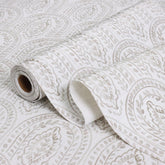 Amiitay beige leaf shelf liner for kitchen cabinets non-adhesive