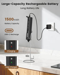 USB-C charging frother compatible image