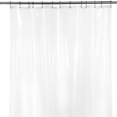 AmPower PVC Shower Curtain Liner Clear
