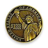 Amulet for Wallet One Million Dollar Lucky Coin in wallet