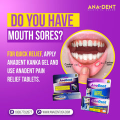 Anadent Toothache Gel packaging for oral pain relief
