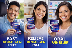 Anadent Toothache Gel applied to cavity and surrounding gum