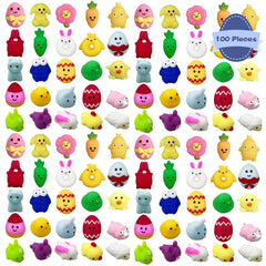 Anditoy Easter Mochi Squishy Toys 100 pcs box