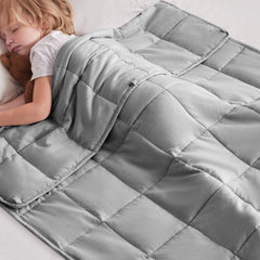 Anfie Weighted Blanket Kids 36x48 5lbs Stone Grey