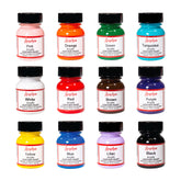 Angelus acrylic leather paint kit 12 colors 1 oz each