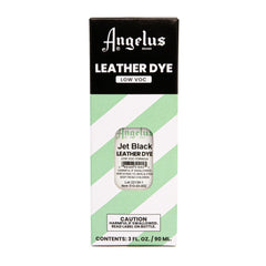 Angelus Leather Dye jet black 3oz bottle with dauber included