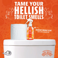 Angry Orange Toilet Tamer bathroom spray bottle