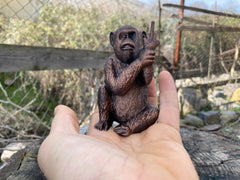 Monkey desk decor gift for animal lovers