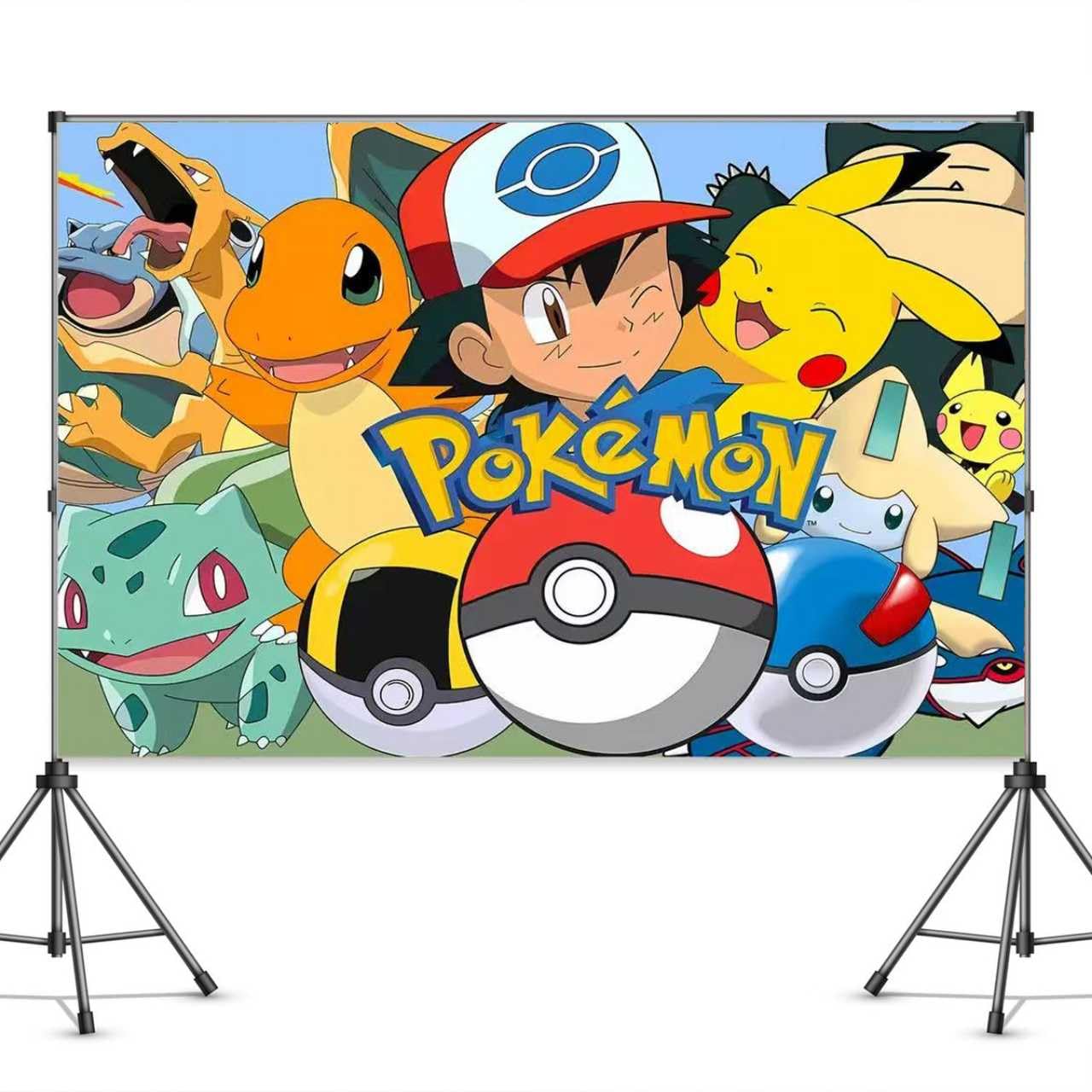 Anime Birthday Party Decorations backdrop for birthday photos