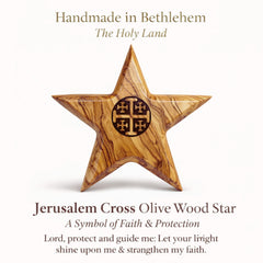 Bethlehem Star Ornament handcrafted in Bethlehem by Christian artisans