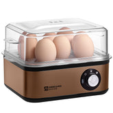 Annie & Mia Design stainless steel egg cooker front view