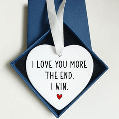 Funny romantic gift for boyfriend or husband celebrating daily love