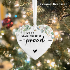 Anniversary of Passing ceramic ornament gift boxed