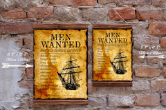 Antarctica poster canvas 11.8x15.7 with wooden frame