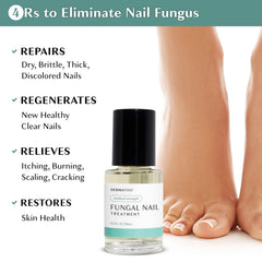 Antifungal toe nail solution packaging label